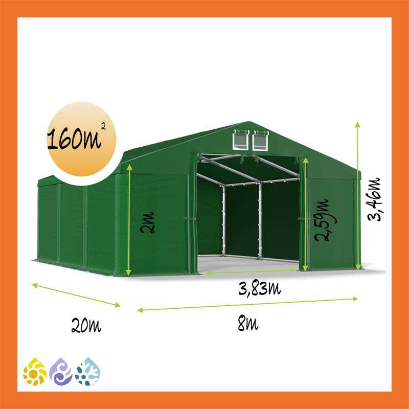 Lagerzelt Garagenzelt TOP