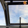 Manuelles Fenster für Gewächshaus Polycarbon STAHL Satteldach