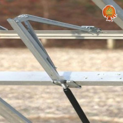 Automatisches Fenster für Gewächshaus Polycarbon Stahl Satteldach