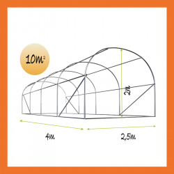 Ersatzgestell für Folientunnel 2,5x4