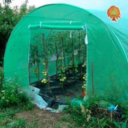 Gewächshaus Folie Stahl Runddach 2,5x4