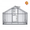 Gewächshaus Hybrid Aluminium Satteldach 2,9x3,6