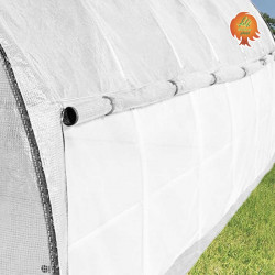 Gewächshaus Folientunnel Stahl Runddach Air 3x6