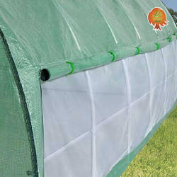 Gewächshaus Folie Stahl Runddach Air 2x3