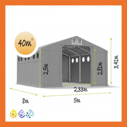 Lagerzelt Garagenzelt Skylight TOP