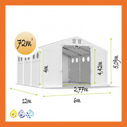 Lagerzelt Garagenzelt Skylight TOP