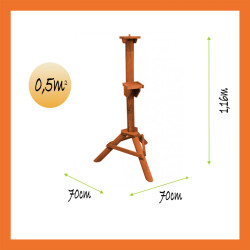 Ständer für Vogelfutterhaus
