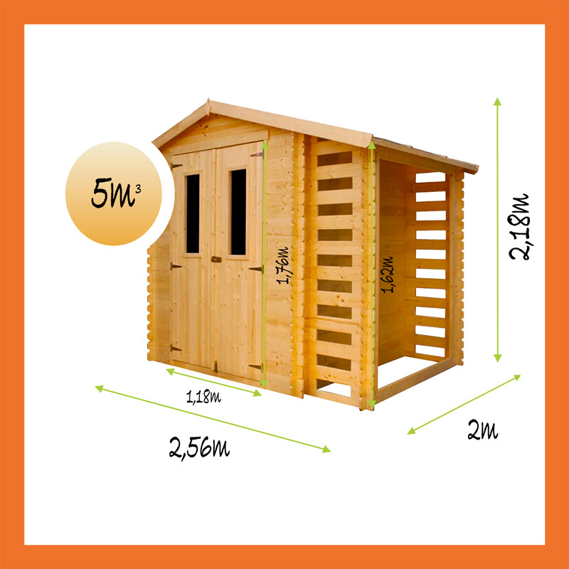 Gartenschuppen Geräteschuppen Werkzeughaus 5m2