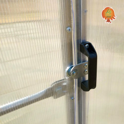 Gewächshaus Hybrid Stahl Runddach 3x6