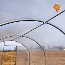 Gewächshaus Hybrid Stahl Runddach 3x6