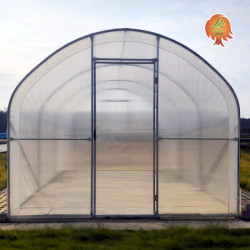 Gewächshaus Hybrid Stahl Runddach 3x8