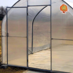 Gewächshaus Hybrid Stahl Runddach 3x8