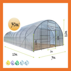 Folientunnel Igro 7m x 10m x 3,6m