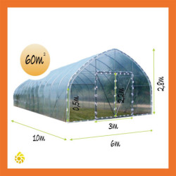 Folientunnel uGrow 6 x 10 x 0,5