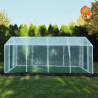 Gewächshaus Folie PVC Satteldach 2,8x3,9