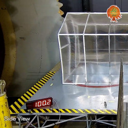 Gewächshaus Polycarbonat PVC Satteldach 2,1x6,1