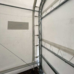 Lagerhalle PVC Stahl Satteldach Kontor