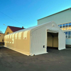 Lagerhalle PVC Stahl Satteldach Kontor