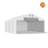 Lagerzelt PVC Stahl Satteldach Depot