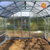 Gewächshaus Polycarbonat Stahl Satteldach Achat