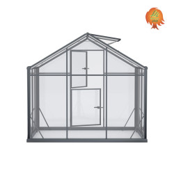 Gewächshaus Hybrid Aluminium Satteldach Prisma