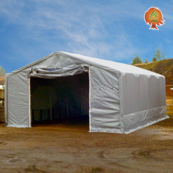 Lagerzelt PVC Stahl Satteldach Hangar