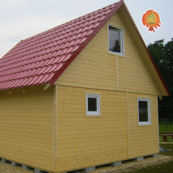Ferienhaus Holz Satteldach Küstenglück DIY