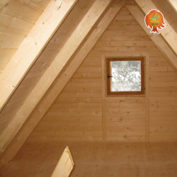 Ferienhaus Holz Satteldach Moorruh DIY