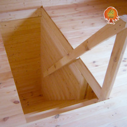 Ferienhaus Holz Satteldach Seeadler DIY