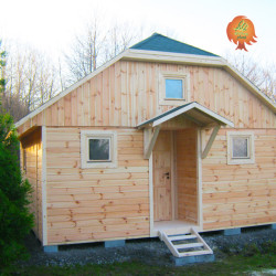 Ferienhaus Holz Satteldach Höhentraum DIY