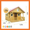 Ferienhaus Holz Satteldach Höhennest DIY