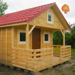 Ferienhaus Holz Satteldach Höhennest DIY