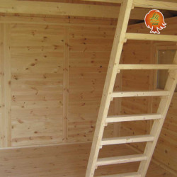 Ferienhaus Holz Satteldach Höhennest DIY