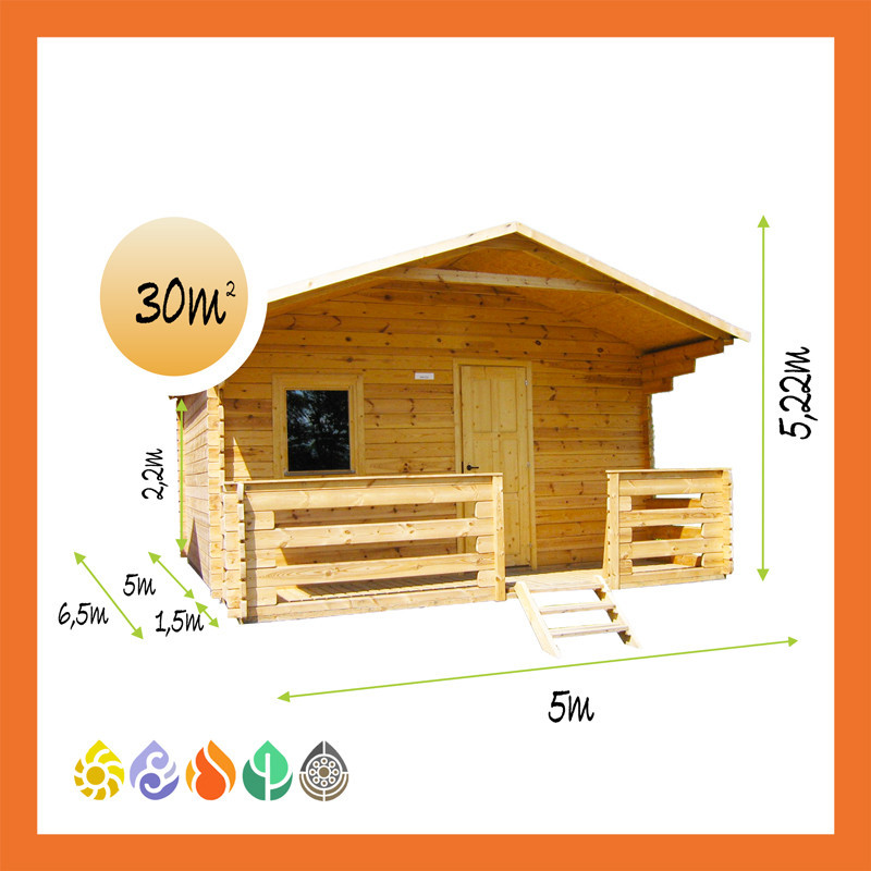 Ferienhaus Holz Satteldach Morgenlied DIY