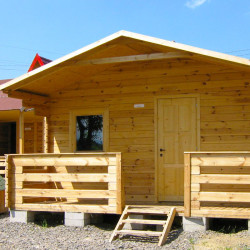 Ferienhaus Holz Satteldach Morgenlied DIY