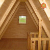Ferienhaus Holz Satteldach Panoramahütte DIY