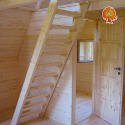 Ferienhaus Holz Satteldach Panoramahütte DIY