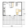 Ferienhaus Holz Satteldach Panoramahütte DIY