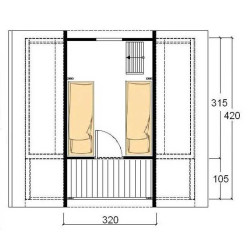 Ferienhaus Holz Satteldach Panoramahütte DIY