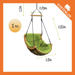 Gartenschaukel Holz Exotic