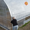 Seitenbelüftung Gewächshaus Hybrid Stahl Runddach Spektral