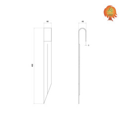 Bodenanker Stahl Universal