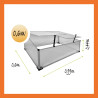 Frühbeet Polycarbonat Aluminium Pultdach Primel