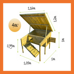 Kleintierstall Holz...