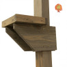 Ständer Vogelfutterhaus Holz Meise