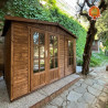 Gartenhaus Holz Satteldach Elfenatelier