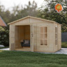 Gartenhaus Holz Satteldach Elfenatelier