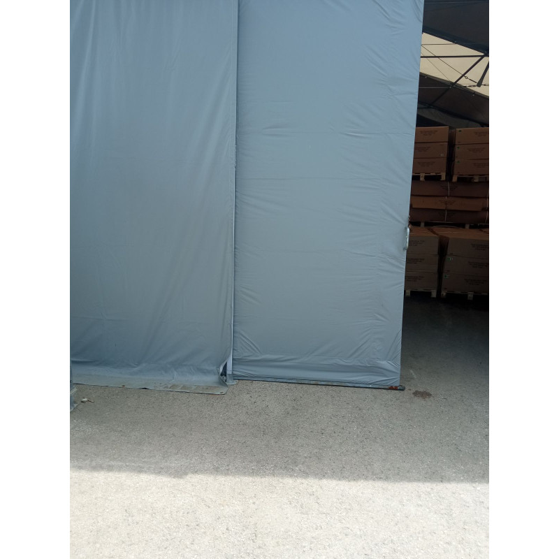Gleittor Lagerzelt PVC Stahl Satteldach Universal