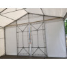 Gleittor Lagerzelt PVC Stahl Satteldach Universal