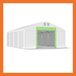 Gleittor Lagerzelt PVC Stahl Satteldach Universal
